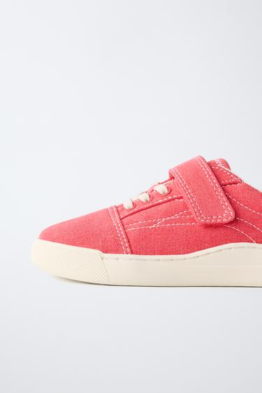 COTTON SNEAKERS - Red by Zara - Image 3
