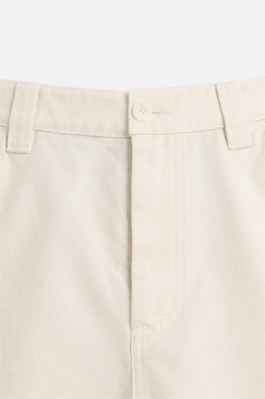 BERMUDA STRUCTURE CANVAS - Écru de Zara - Image 8