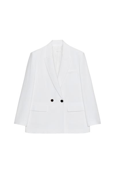 Blazer Double-breasted Oversize With Shoulder Pads