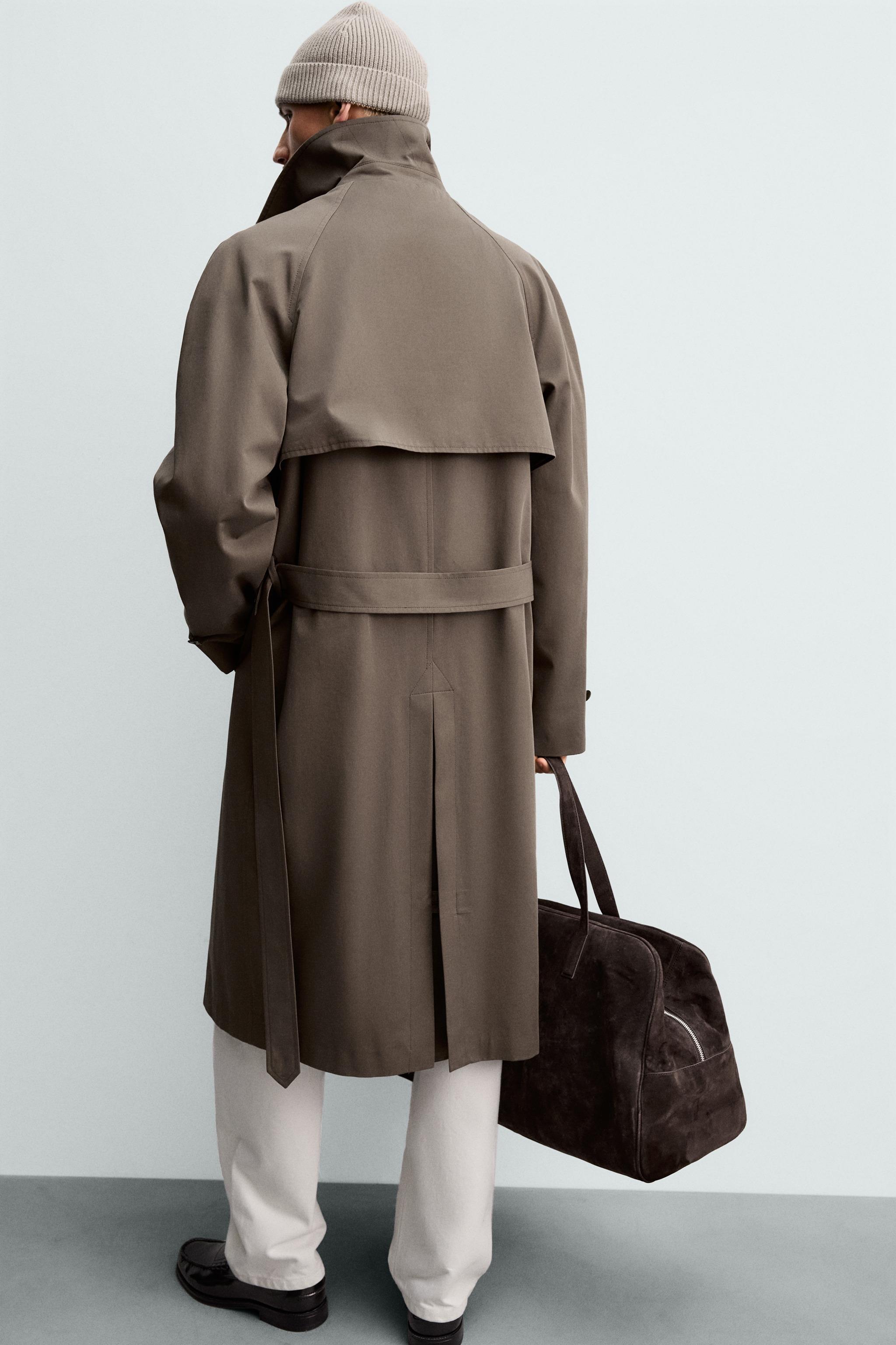 MANTECO® ORIGINS WATER REPELLENT TRENCH COAT - Brown / Taupe