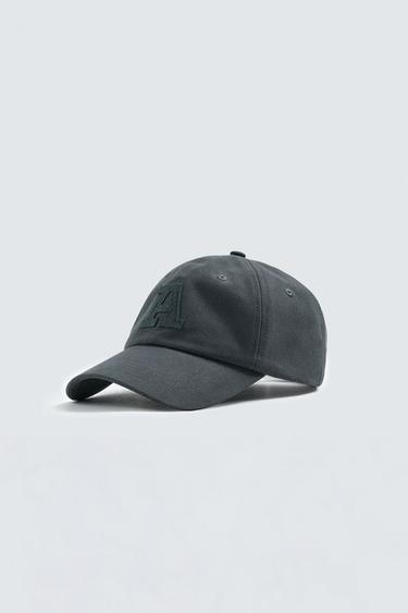 GORRA PARCHE LETRA - Azul de Zara