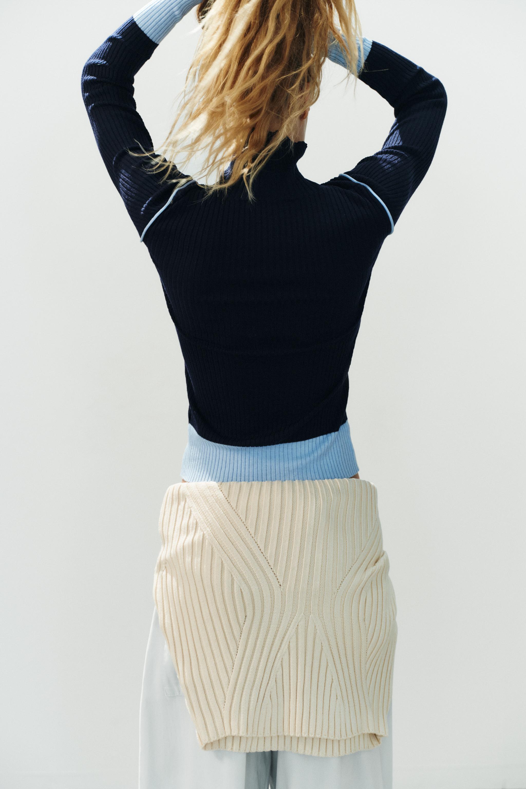 RIBBED KNIT JUMPER