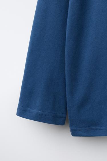 AGES 6-14 / STRIPED PYJAMA SET - Blue by Zara - Image 6