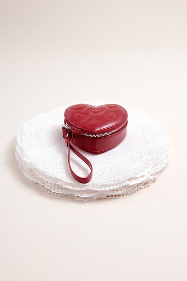 JOYERO CORAZON - Rojo de Zara