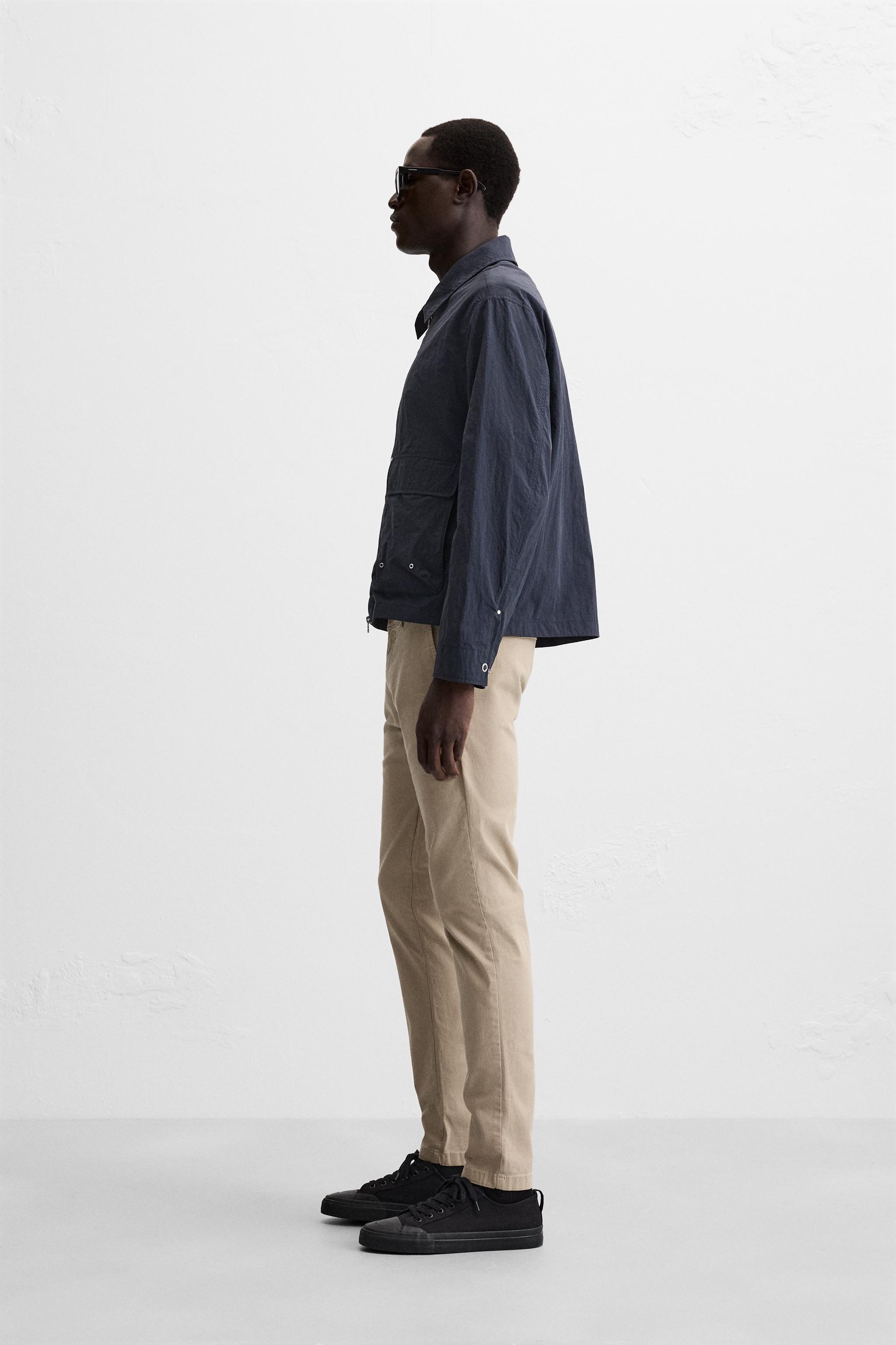 スキニーフィットチノパンツ - ベージュ | ZARA Japan / 日本