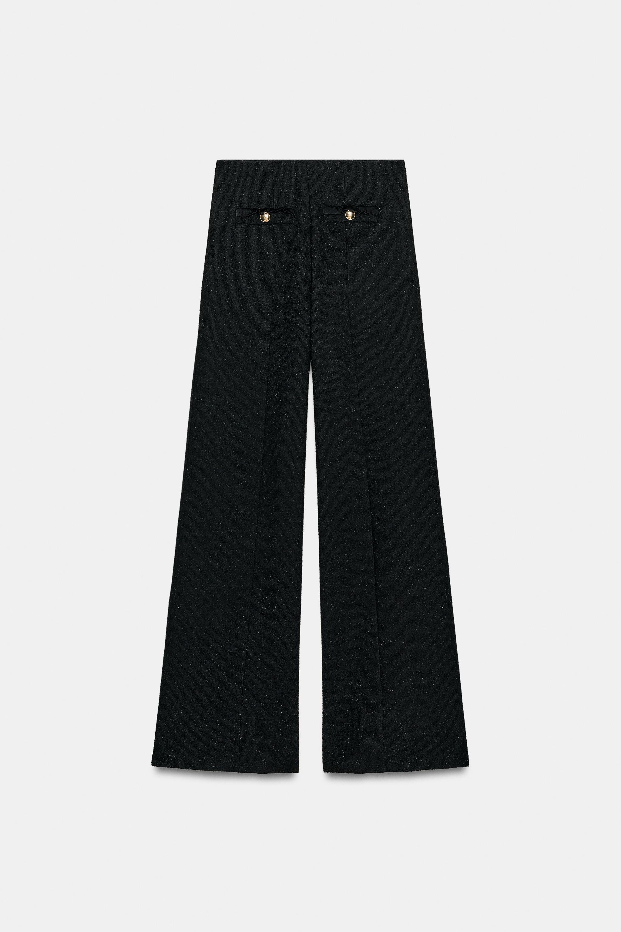 METALİK İPLİKLİ BUKLE PANTOLON - Görsel 7