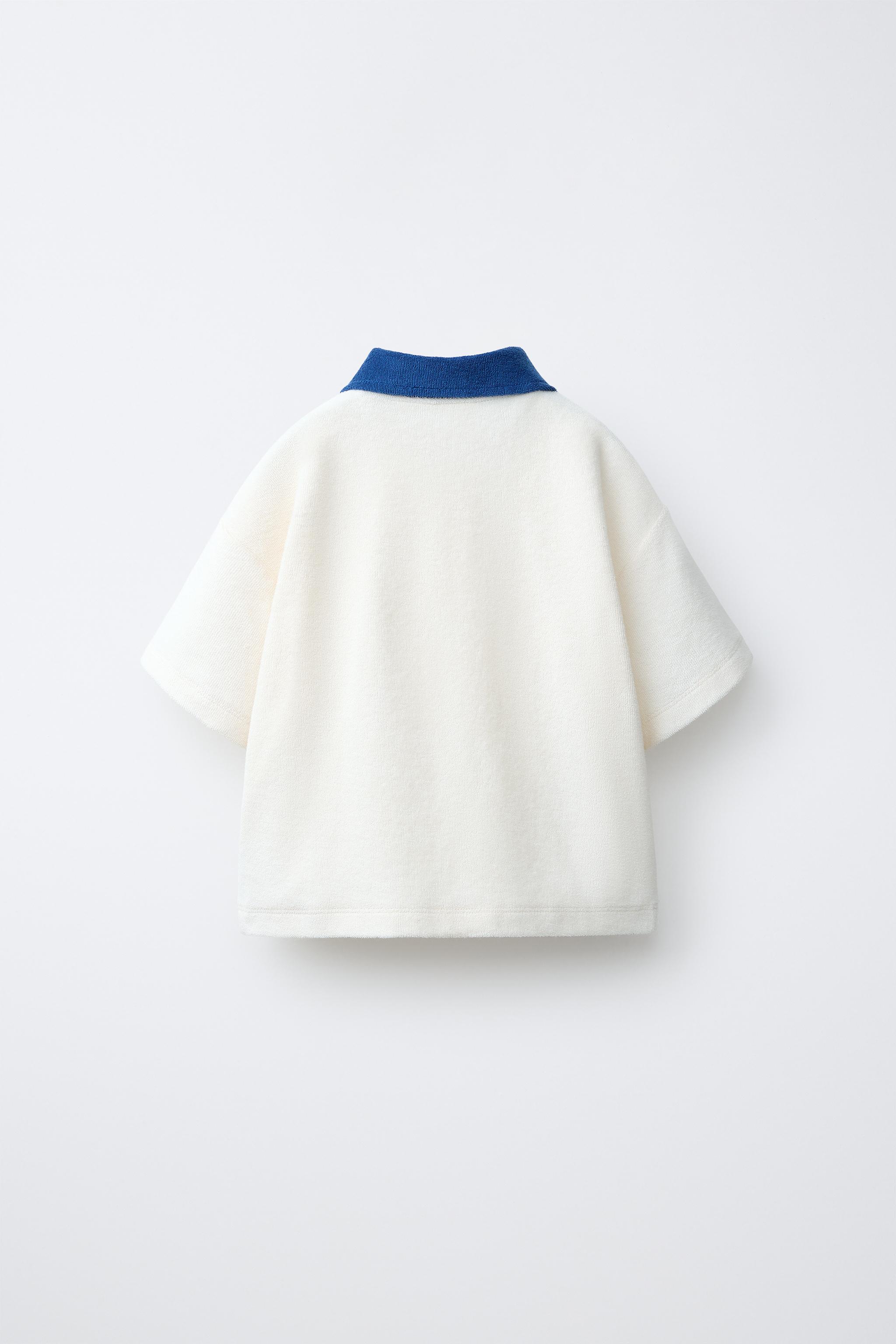 TERRYCLOTH POLO SHIRT