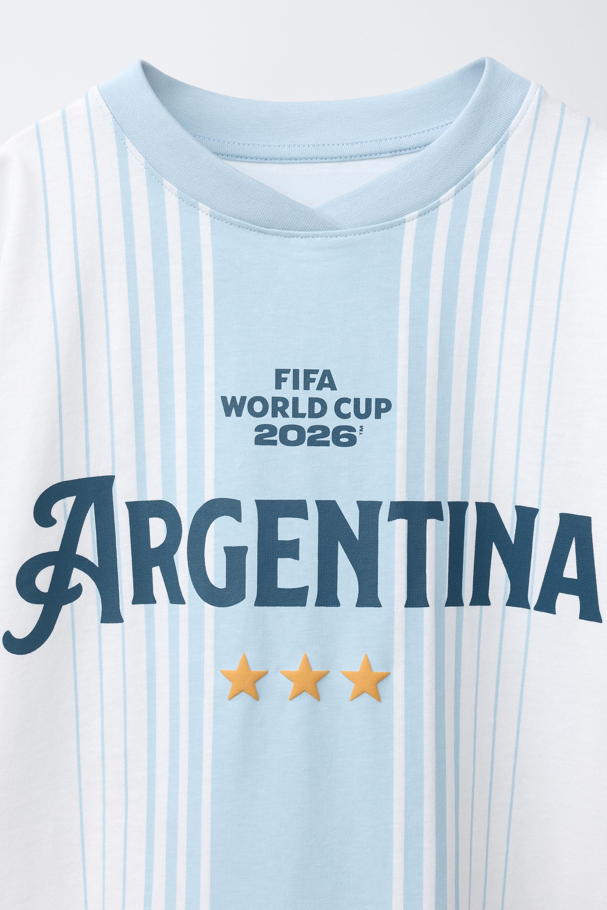 Детские футболки Zara ARGENTINA FIFA WORLD CUP ™ 2026 T-SHIRT — фото 4