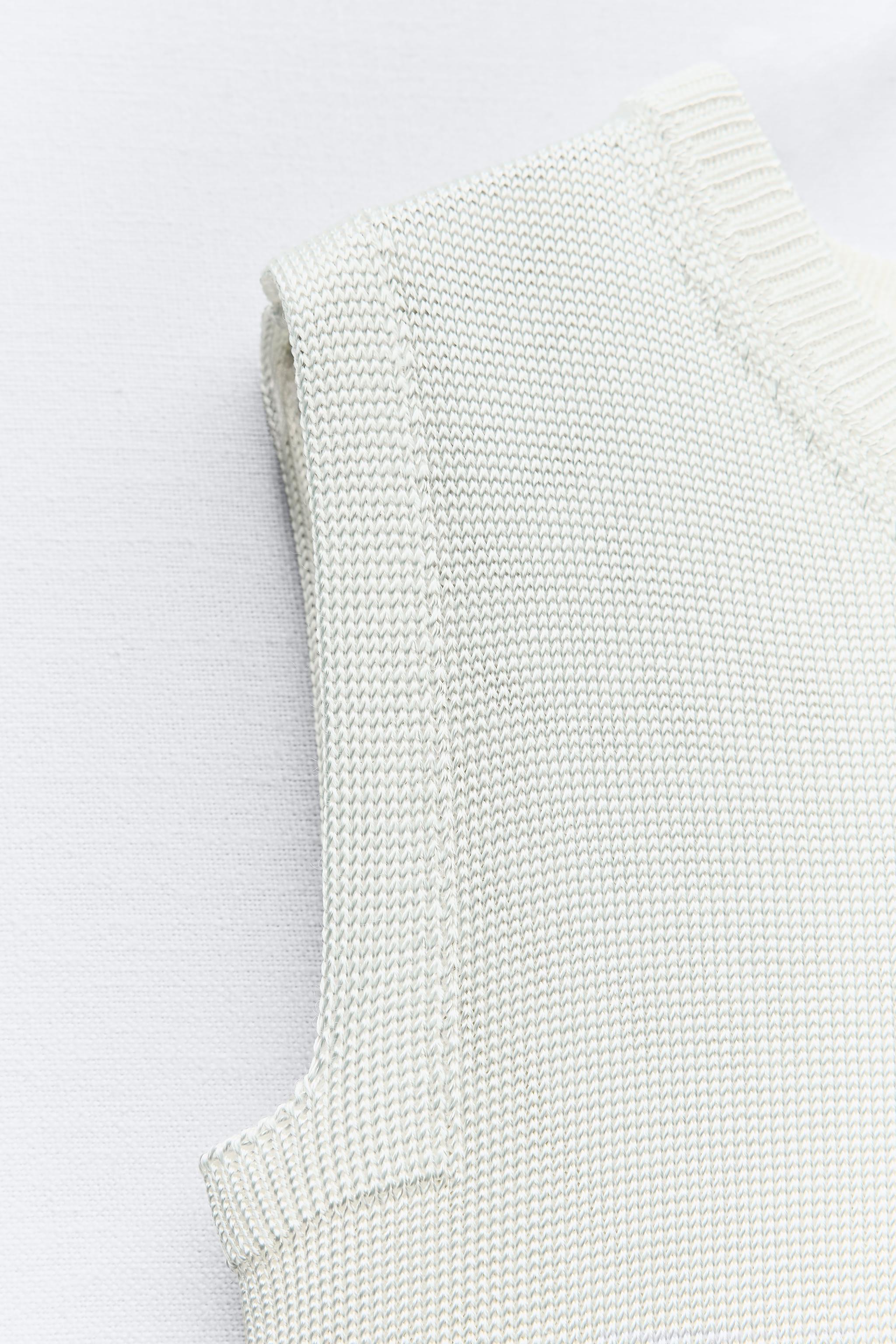 Plain ribbed vest top white – Kiabi Arabie