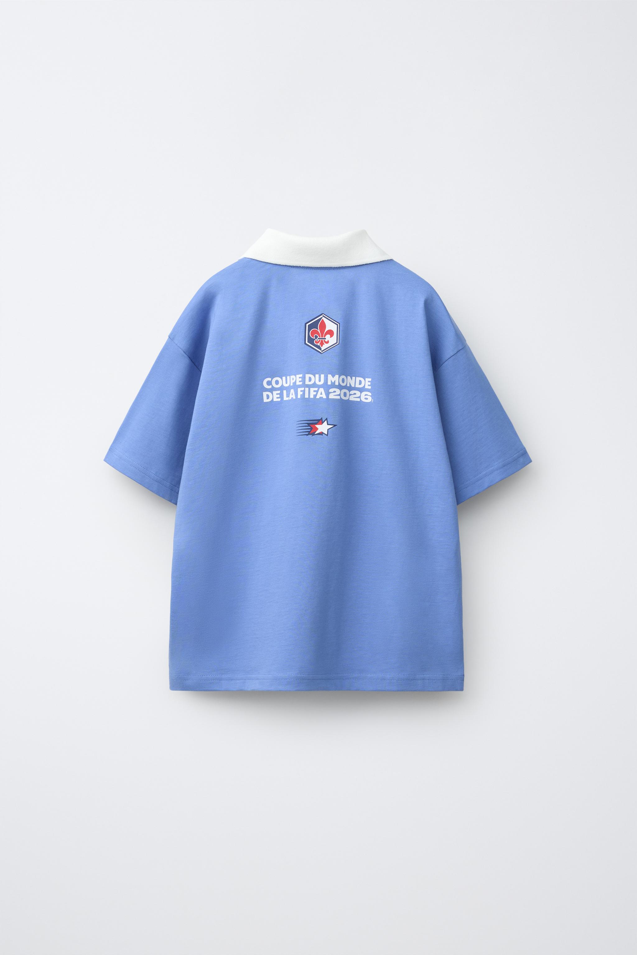 Детские рубашки Zara FRANCE FIFA WORLD CUP ™ 2026 POLO SHIRT — фото 3
