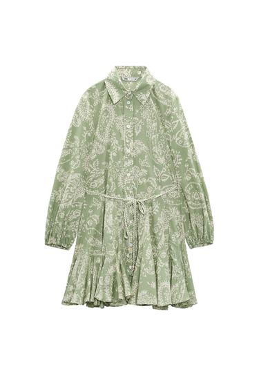 PRINTED MINI DRESS