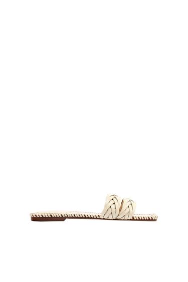 WOVEN FLAT SANDALS