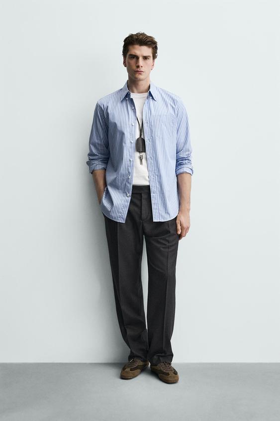 REGULAR FIT STRIPED SHIRT from Zara - $69.90