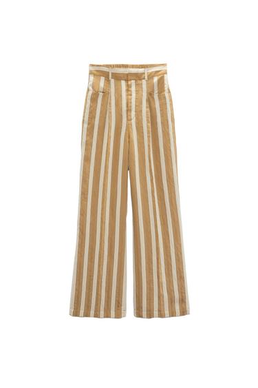PANTALÓN TIRO ALTO JACQUARD