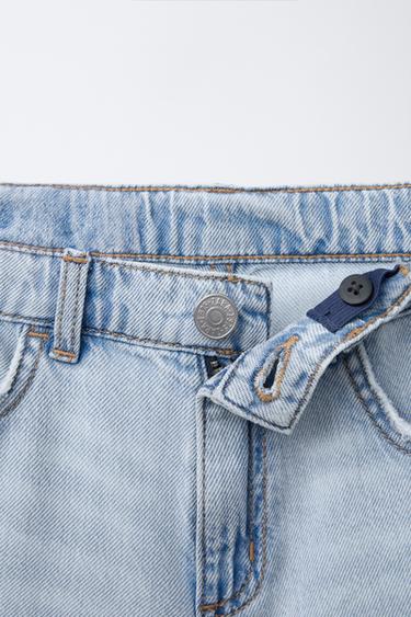 SKATER DENIM BERMUDA SHORTS - Light blue by Zara - Image 2