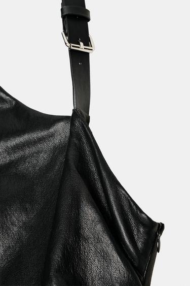 TOP HALTER AVEC BOUCLE - Noir de Zara - Image 8