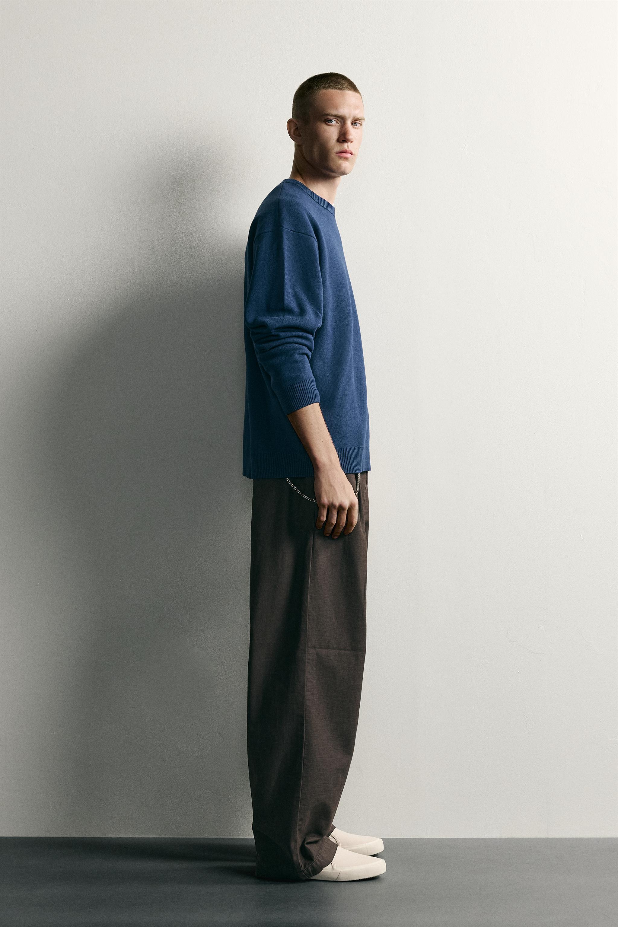 COLORBLOCK RELAXED FIT SWEATER - thumbnail 4