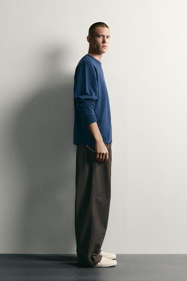 PULL DOUX À COUPE DÉCONTRACTÉE - Bleu roi de Zara - Image 3