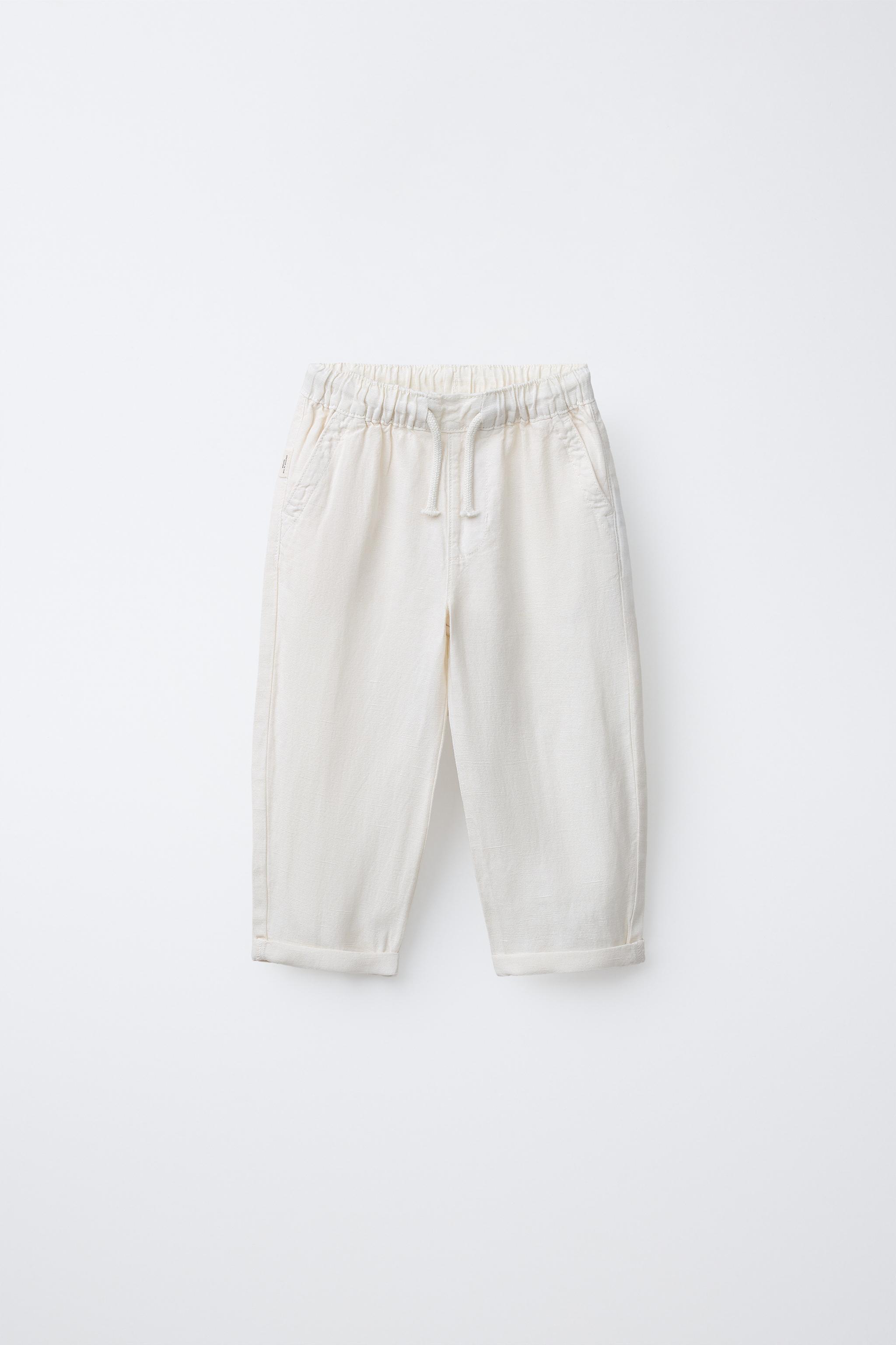 PANTALON FLUIDE AVEC LIN