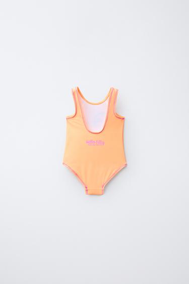 2-6 AÑOS/ TRAJE DE BAÑO HELLO KITTY © SANRIO - Naranja de Zara