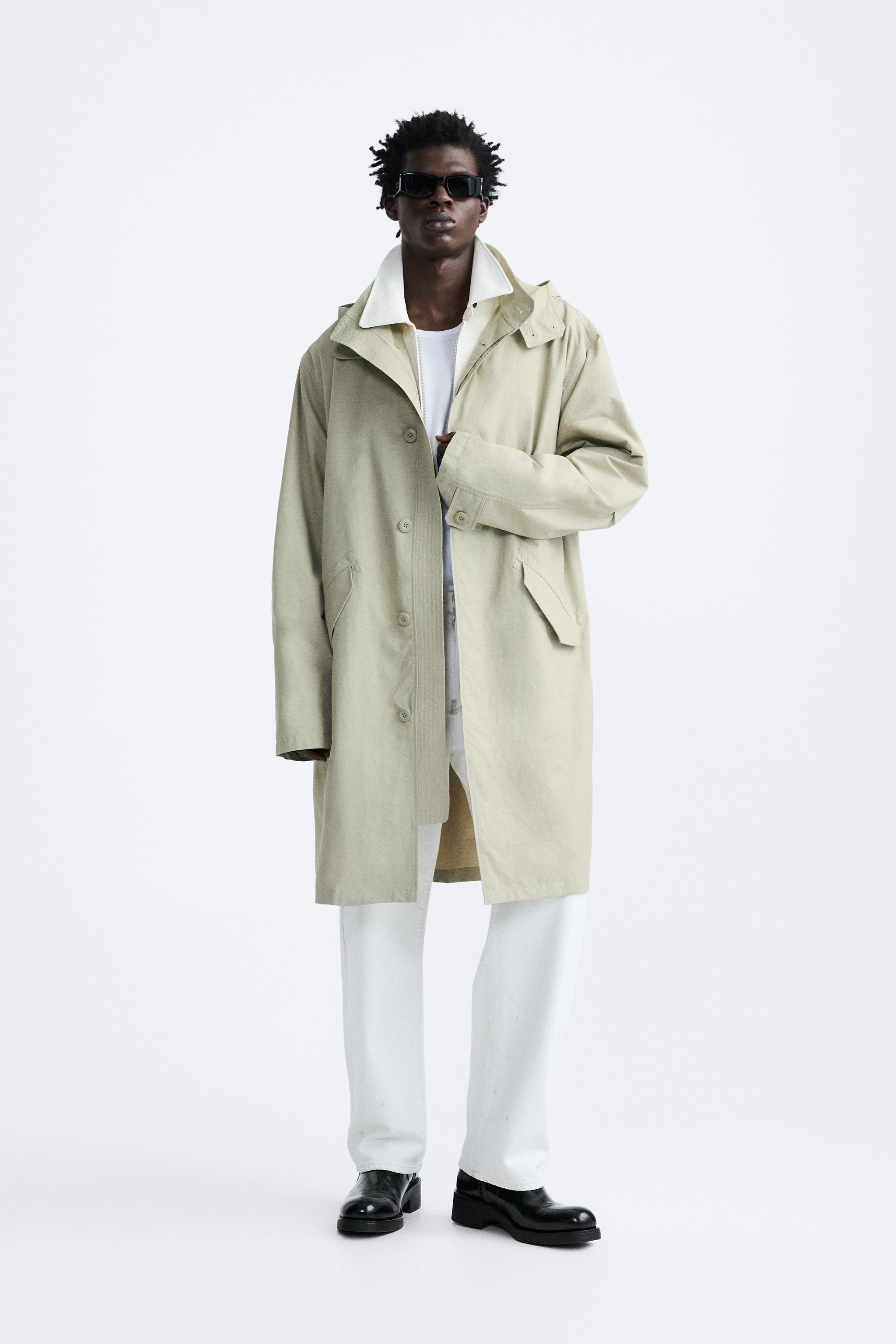 Zara mens sheepskin outlet coat