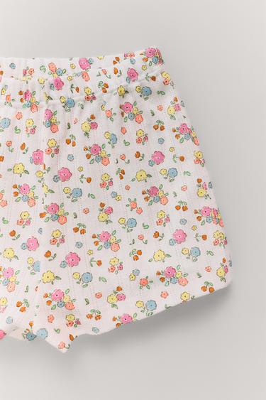 1 1/2-6 YEARS/ FLORAL PRINT PYJAMAS - Ecru by Zara