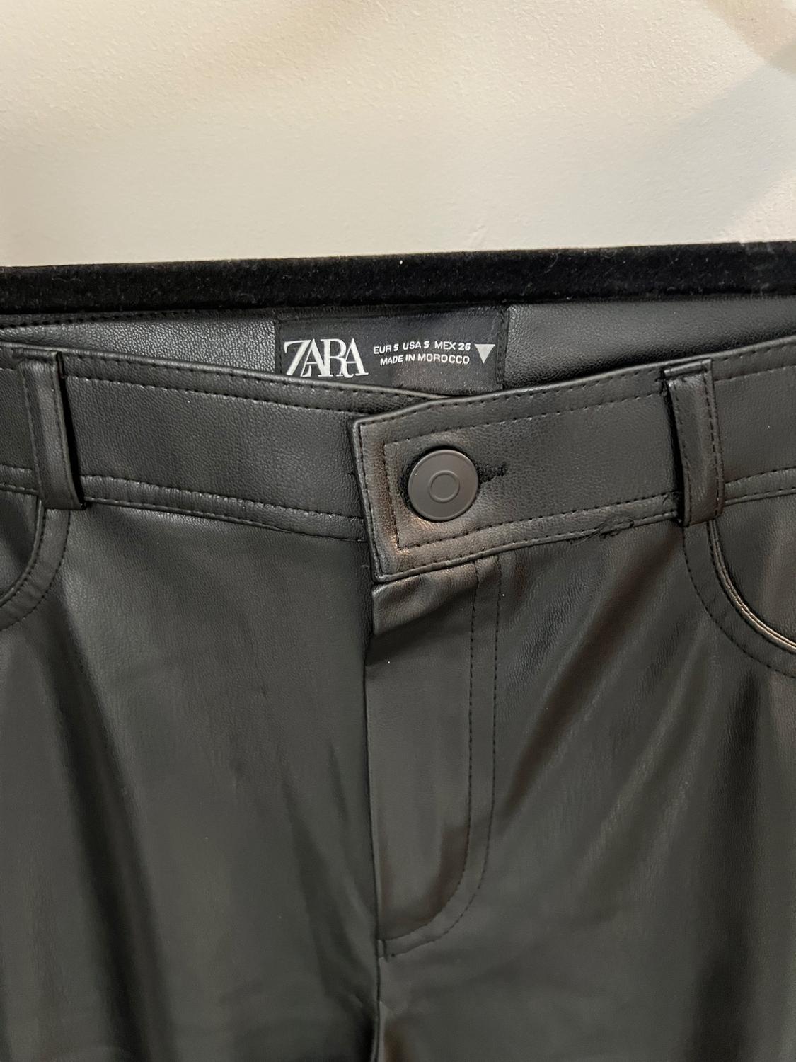 FAUX LEATHER LEGGINGS - Image 3