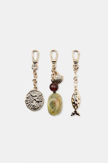PACK 3 CHARMS BIKINI PEZ CONCHA - Dorado de Zara
