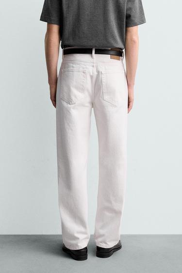 ORIGINS STRAIGHT ANKLE FIT JEANS - White by Zara - Image 2
