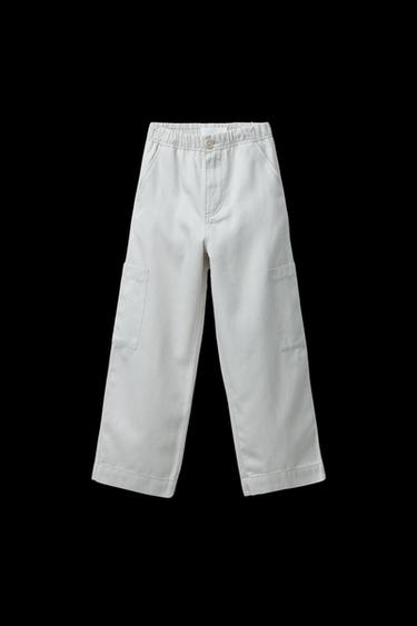 FLOWING CARGO TROUSERS - Grey by Zara - Image 0