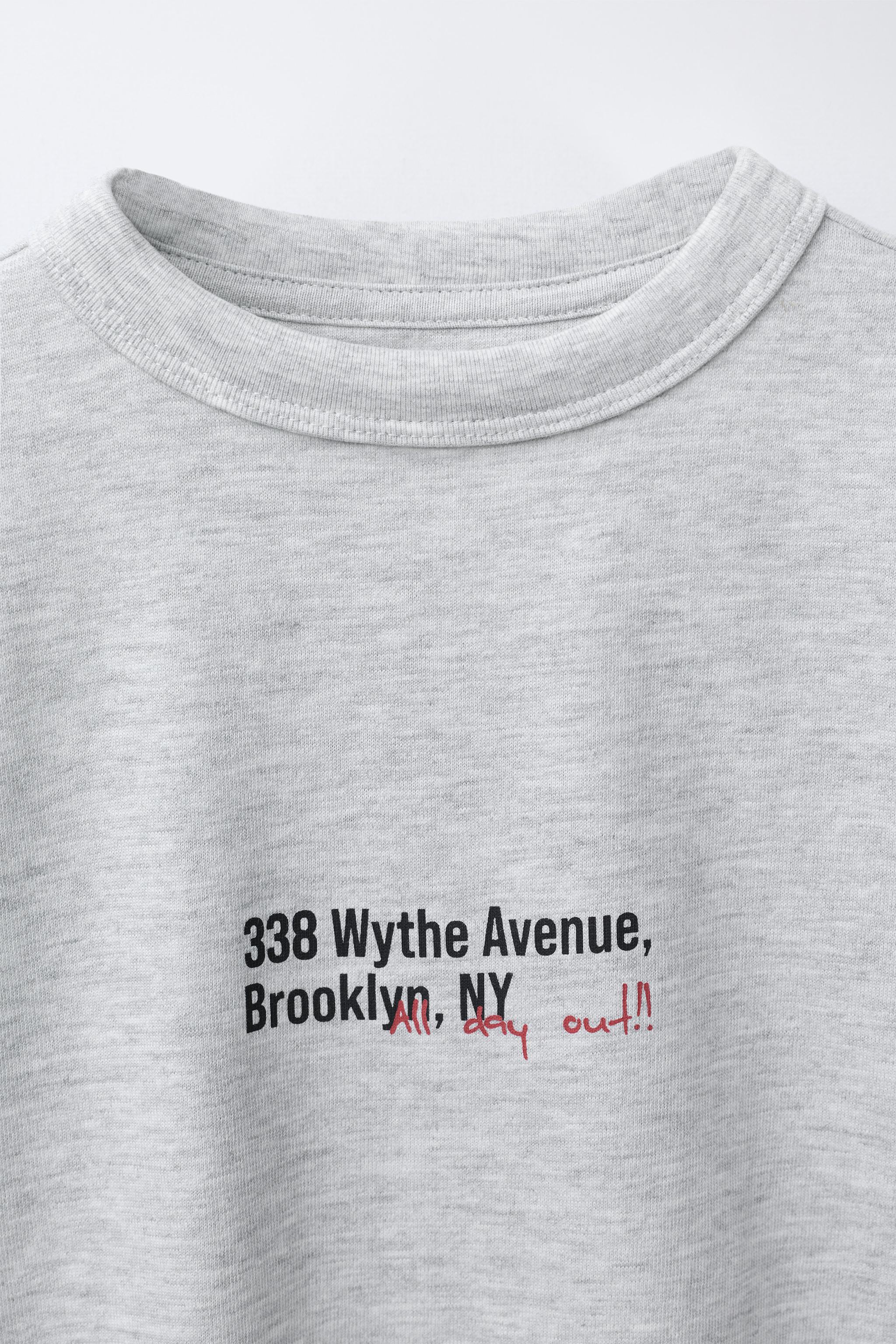 エレパレ Tシャツ ニューヨーク コンフィテキストTシャツ - エクリュ | ZARA Japan / 日本