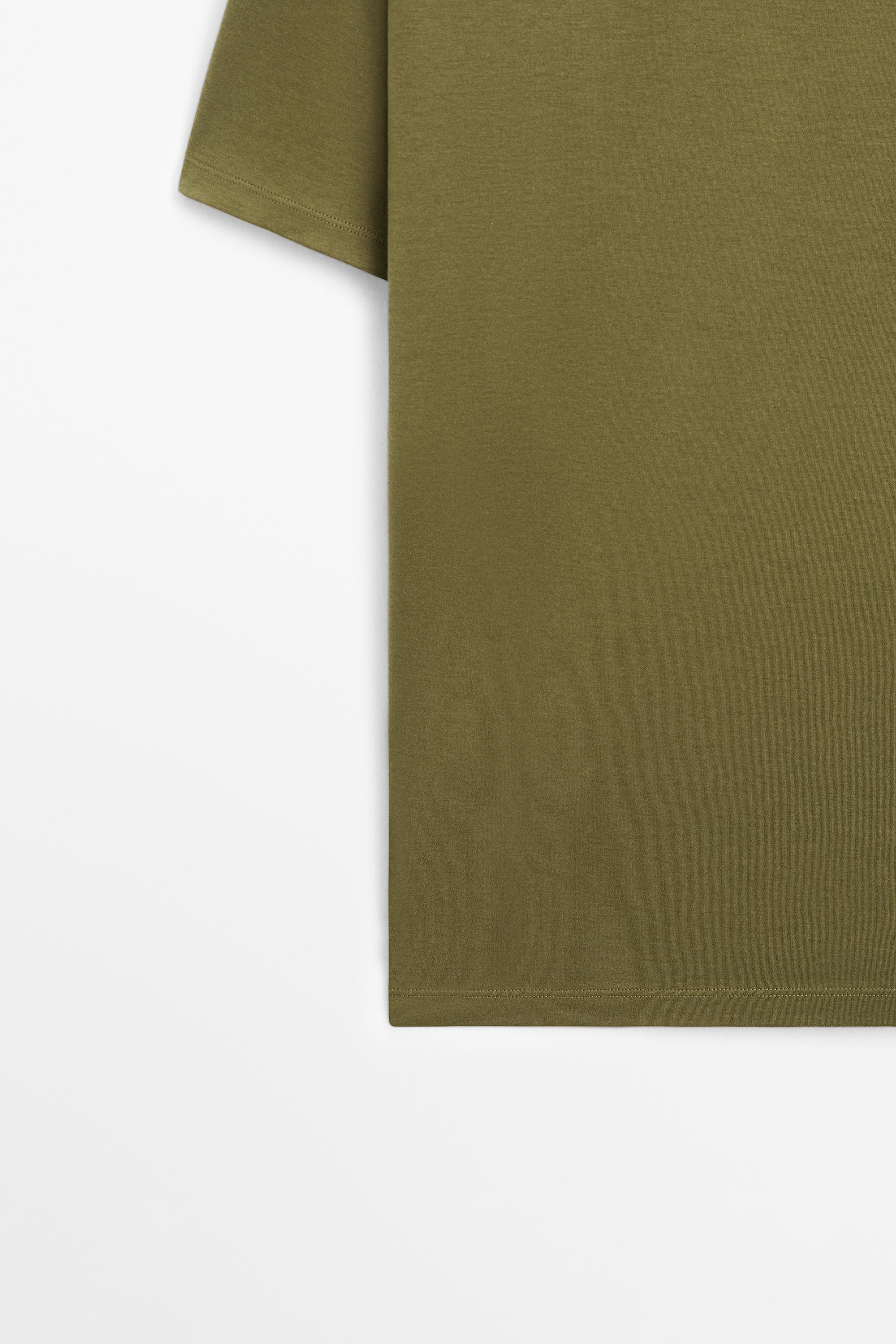 T-shirt à manches courtes en coton mélangé