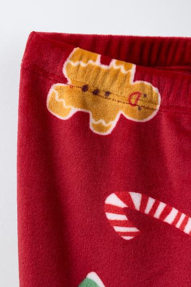 2-6 YEARS/ VELOUR COOKIE PATCH PYJAMAS - Red by Zara - Image 6