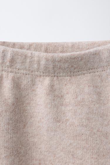 SOFT-TOUCH FOOTED LEGGINGS - Ecru by Zara - Image 2