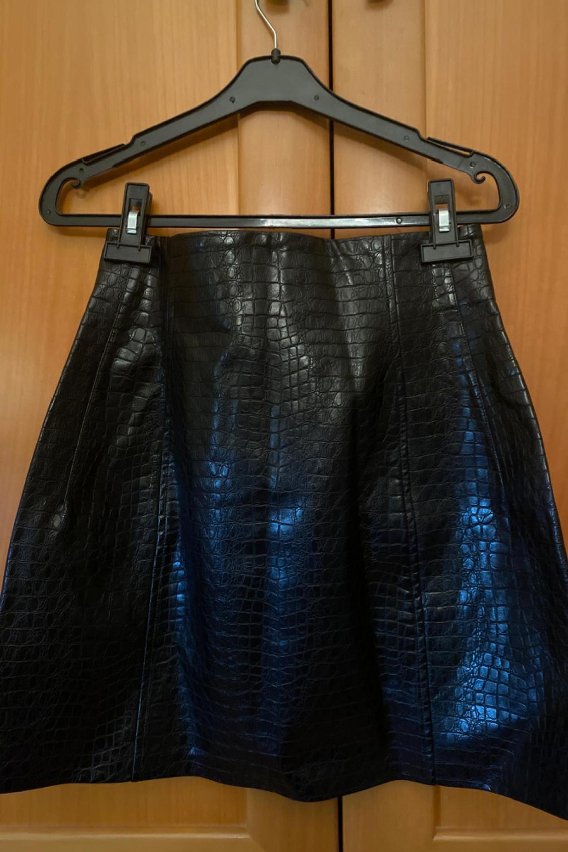 FAUX LEATHER MINI SKIRT - Image 3