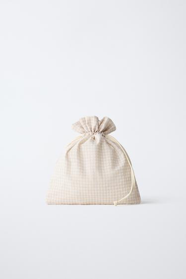 PACK DE SACS À CARREAUX - Blanc écru de Zara - Image 4