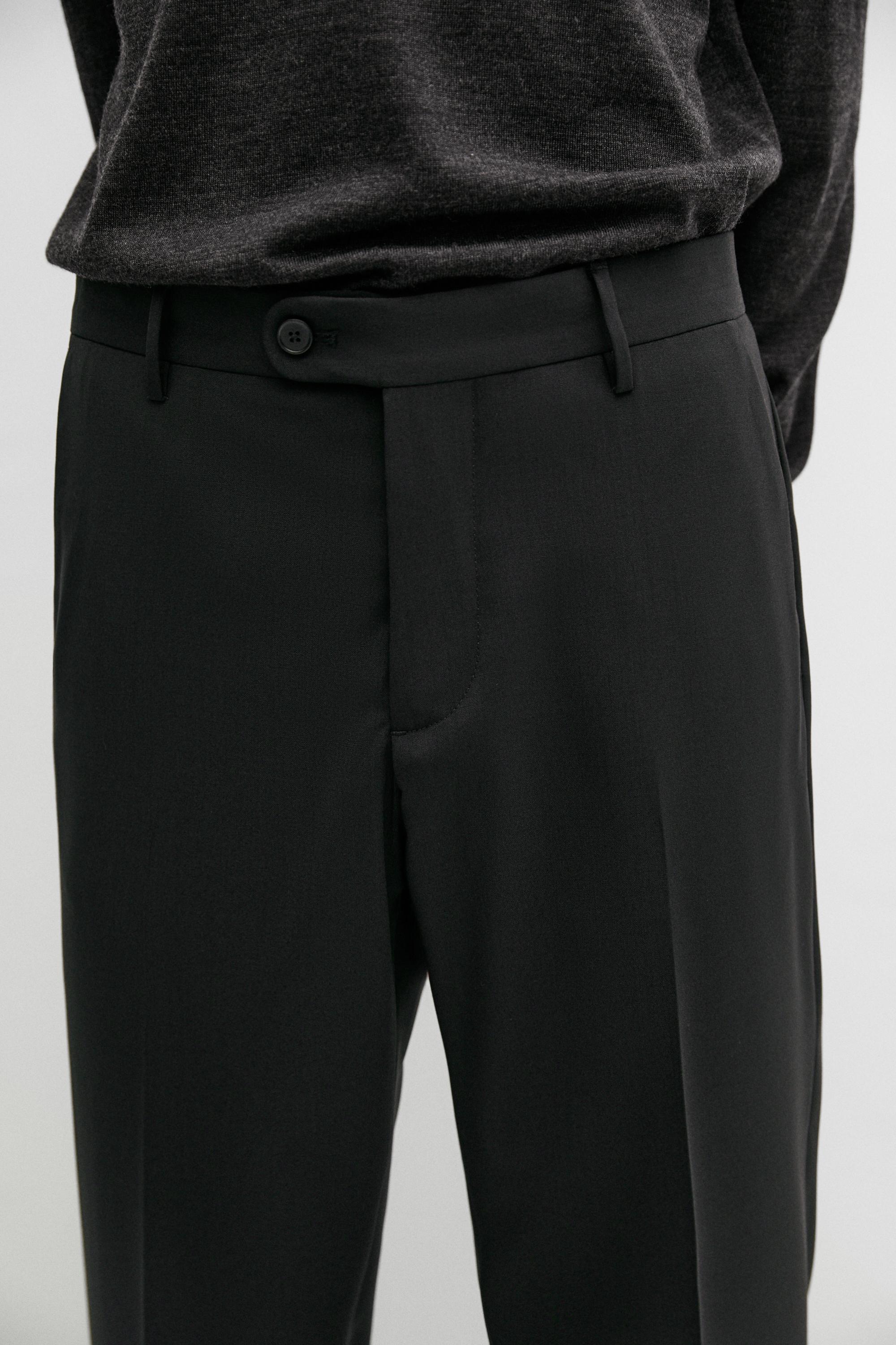 100% wool suit pants
