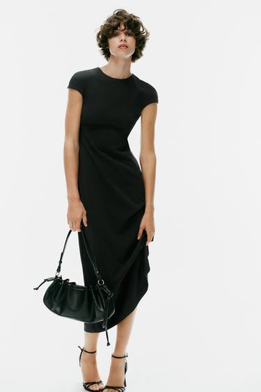 zara bodycon dress black Women's Dresses making it perfect for feature: meridian-wicking The Duchess Of Cambridge Size:9 months