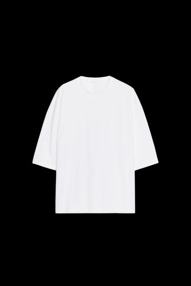 Zara LOOSE FIT T-SHIRT - White - Image 0