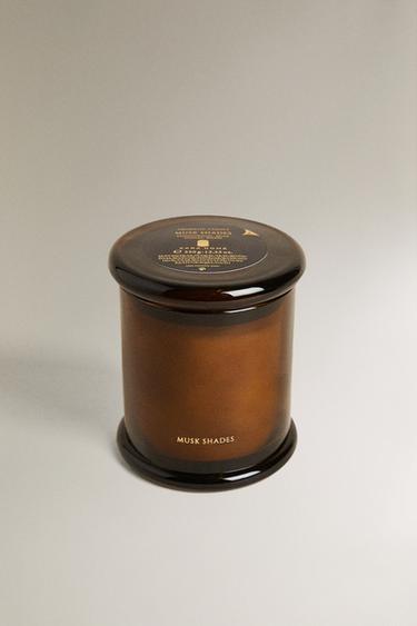 (350 G) MUSK SHADES SCENTED CANDLE - Light yellow by Zara - Image 1