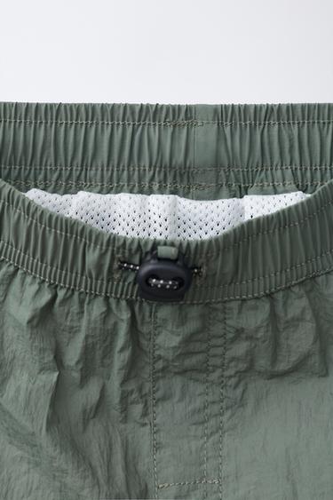 6-14 YEARS/ CARGO SWIM SHORTS - Khaki by Zara - Image 3