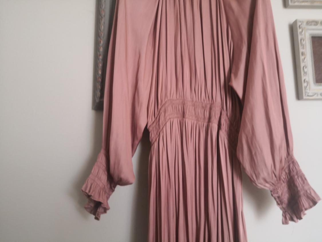LONG SATIN DRESS - Image 5