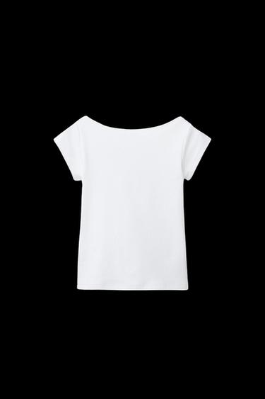 CAMISETA ESTAMPADA - Blanco de Zara