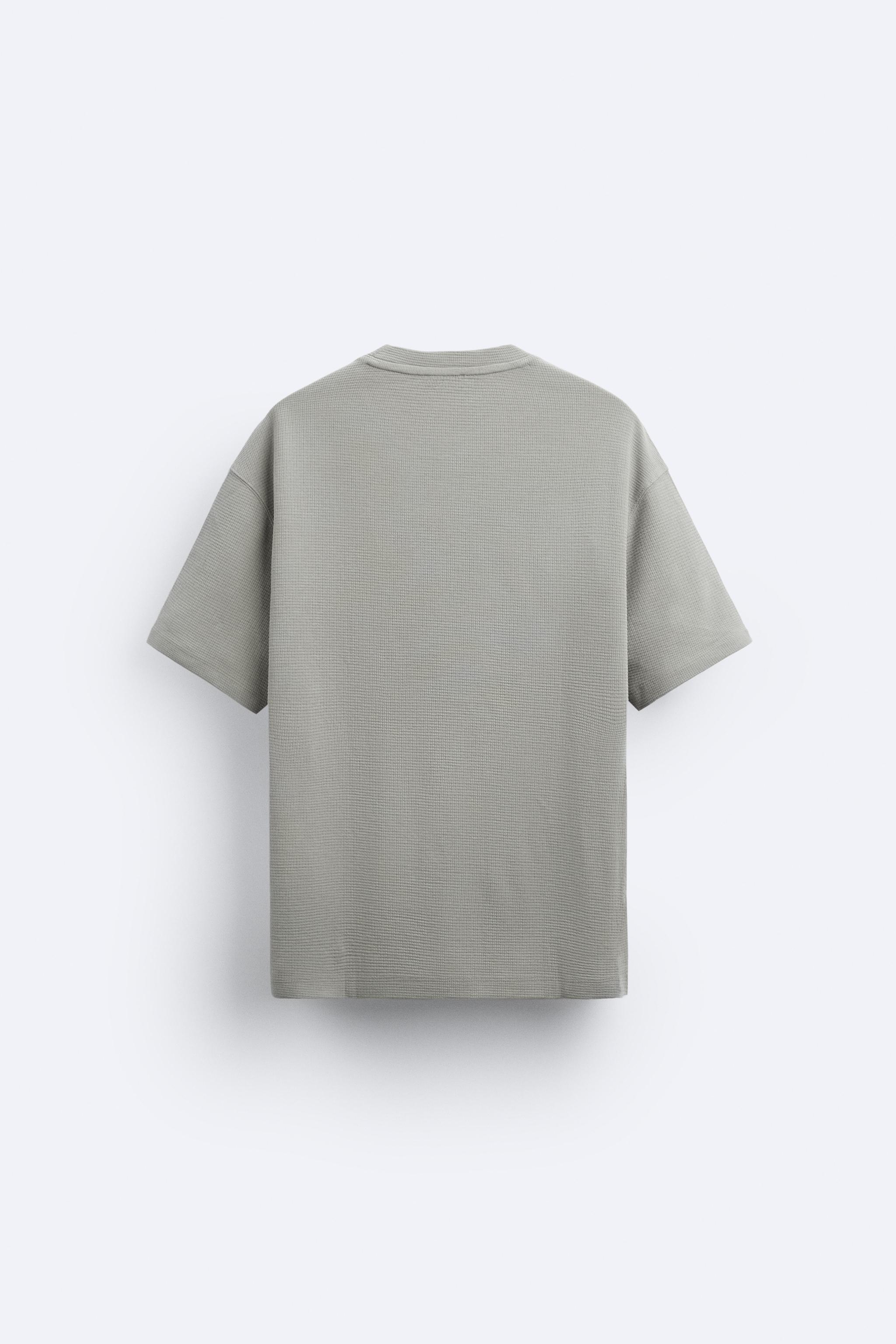 テクスチャー Ｔシャツ - ストーン | ZARA Japan / 日本