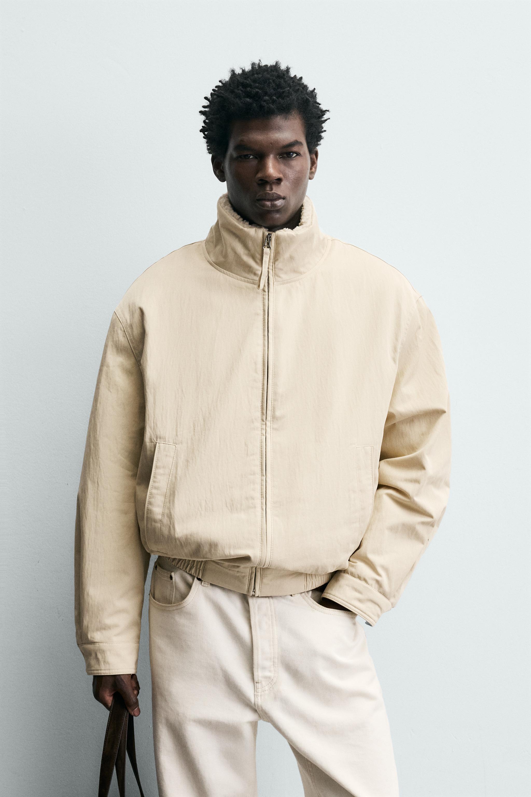 COMBINATION TECHNICAL JACKET - Beige | ZARA United States