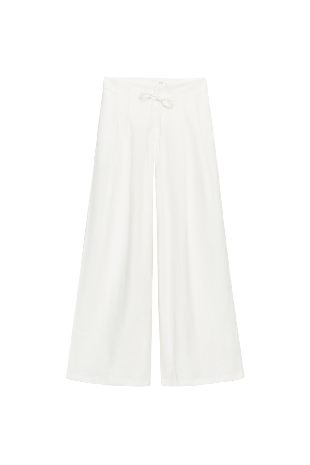 PLEATED WIDE LEG PANTS - image 3
