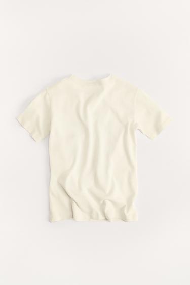 VARSITY 50TH ANNIVERSARY T-SHIRT - Oyster-white by Zara - Image 2