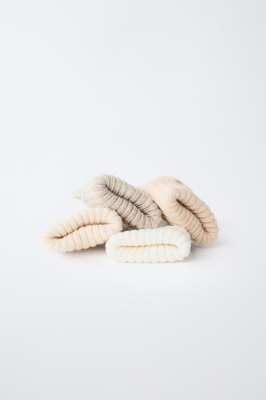 4-PACK OF RIBBED SOCKS - Light beige by Zara - Image 2