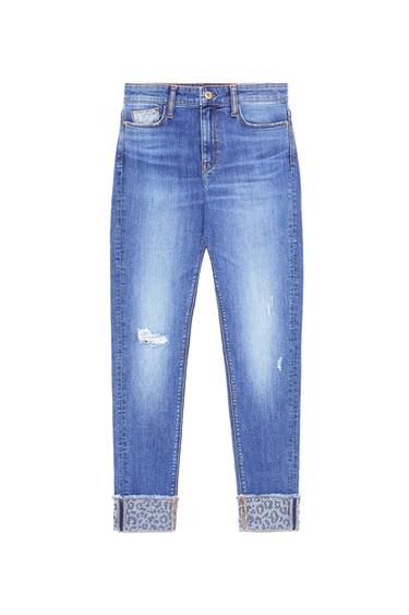 JEANS Z1975 HIGH RISE SKINNY BAJO VUELTA