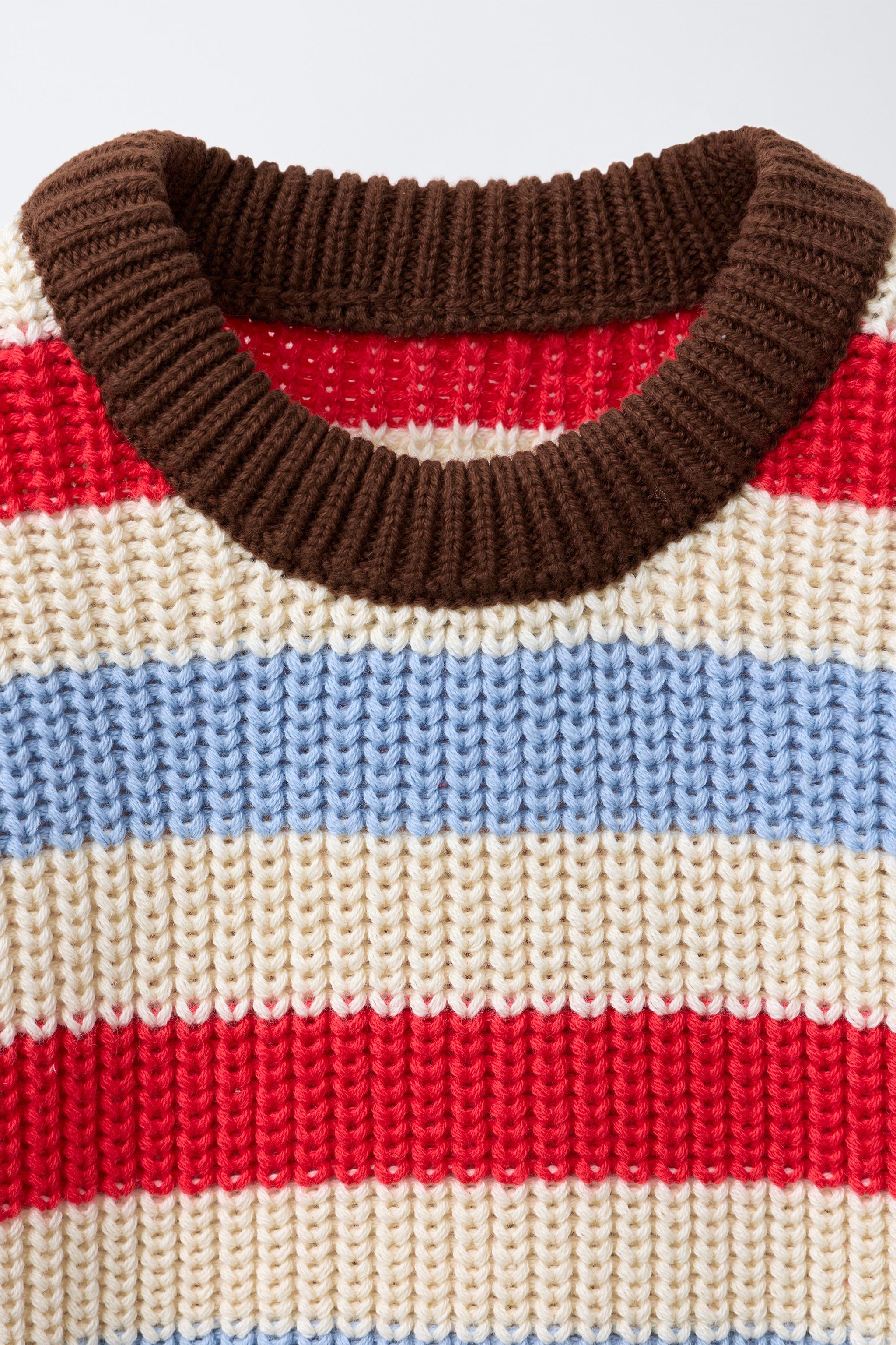 STRIPED KNIT JUMPER